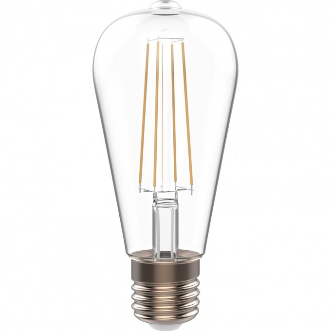Лампа GAUSS BASIC FILAMENT ST64 4,5W 300LM 2200К Е27 GOLDEN LED 1/10/40 1121245