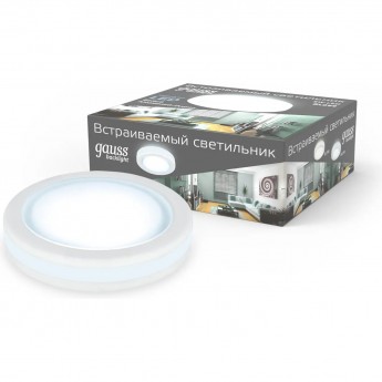 Светильник GAUSS BACKLIGHT BL099 круглый, Белый, 5W, LED 4000K Светильник GAUSS BACKLIGHT BL099 круглый, Белый, 5W, LED 4000K